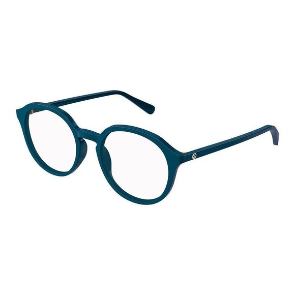 Gucci Accessories - GUCCI Rectangular Eyeglasses GG1004o-005-51 Blue Frame Clear Lenses